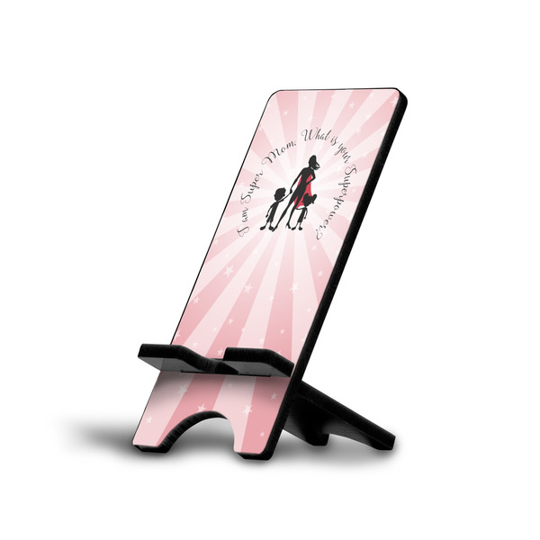 Custom Super Mom Cell Phone Stand (Large)
