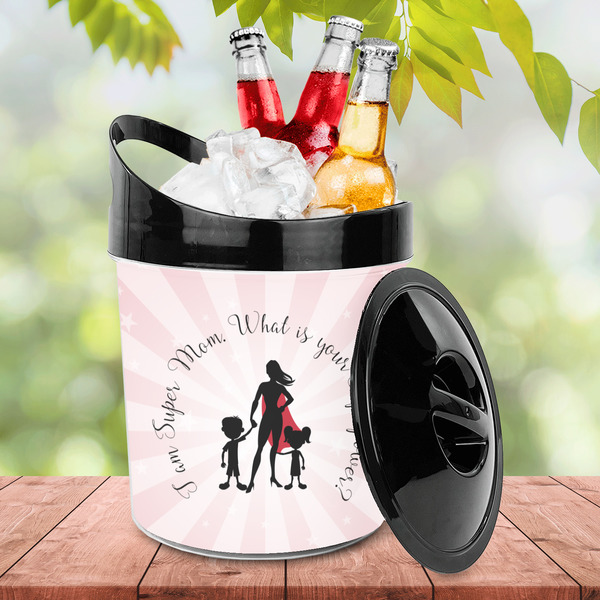 Super Mom Plastic Ice Bucket - LIFESTYLE