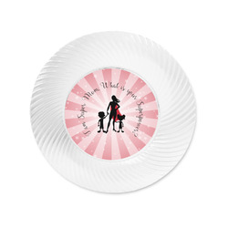 Super Mom Plastic Party Appetizer & Dessert Plates - 6"