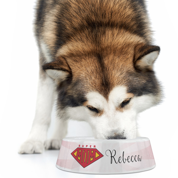 Super Mom Plastic Pet Bowls - Large - LIFESTYLE