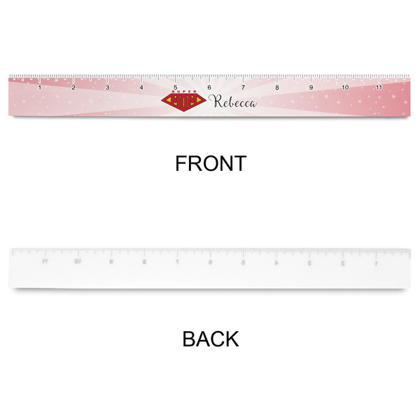 Super Mom Plastic Ruler - 12" - APPROVAL