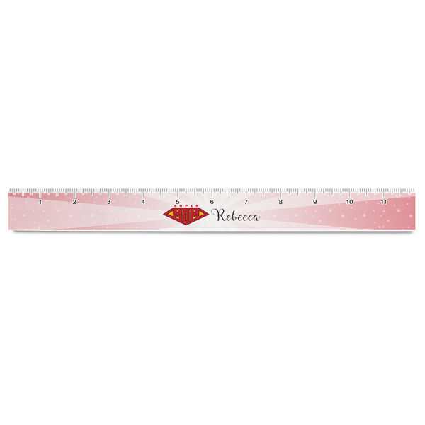 Super Mom Plastic Ruler - 12" - FRONT
