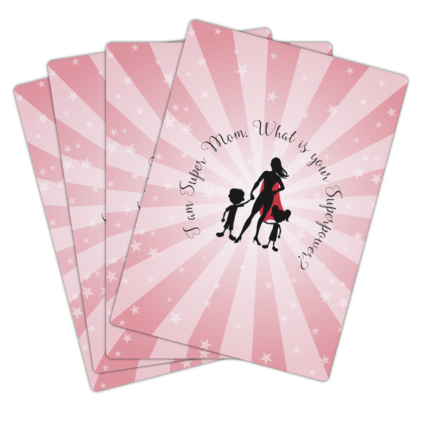 Super Mom Playing Cards - Hand Back View
