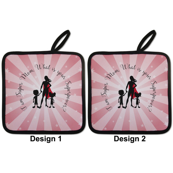 Super Mom Pot Holders - Set of 2 APPROVAL