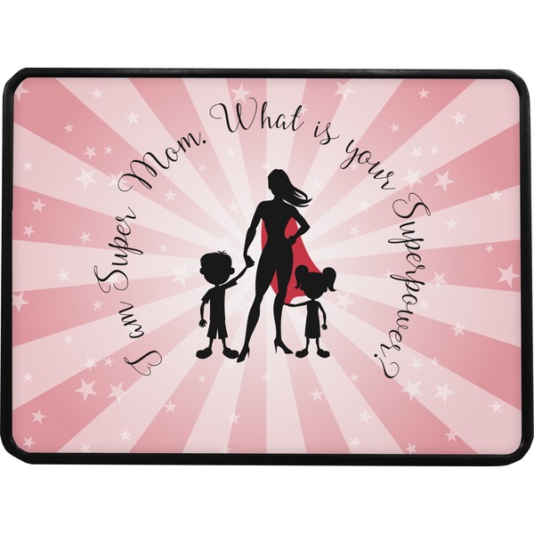 Super Mom Rectangular Car Hitch Cover w/ FRP Insert (Select Size)