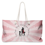 Super Mom Large Tote Bag with Rope Handles