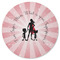 Super Mom Round Rubber Backed Coaster