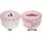 Super Mom Round Pouf Ottoman (Top and Bottom)