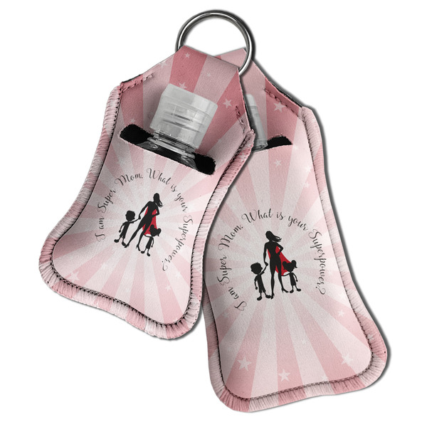 Super Mom Sanitizer Holder Keychain - Both in Case (PARENT)
