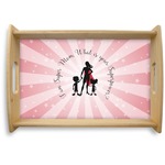Super Mom Natural Wooden Tray - Small