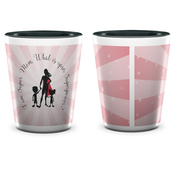 Super Mom Shot Glass - Two Tone - APPROVAL