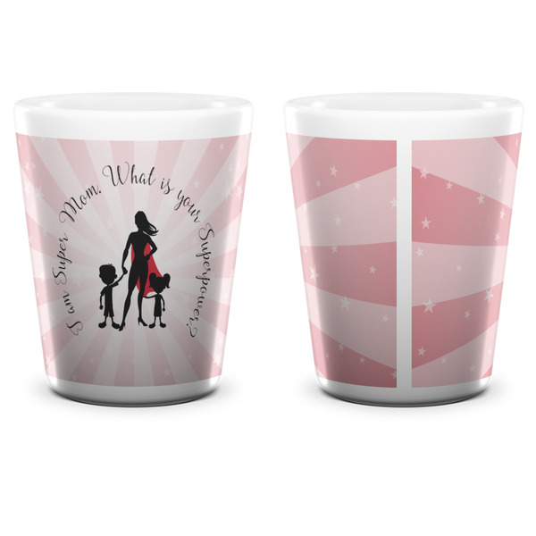 Super Mom Shot Glass - White - APPROVAL