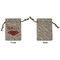 Super Mom Small Burlap Gift Bag - Front Approval