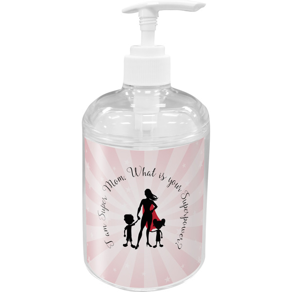 Super Mom Soap / Lotion Dispenser (Personalized)