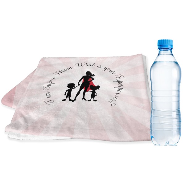 Custom Super Mom Sports & Fitness Towel