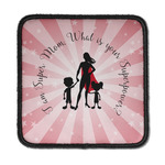 Super Mom Iron On Square Patch