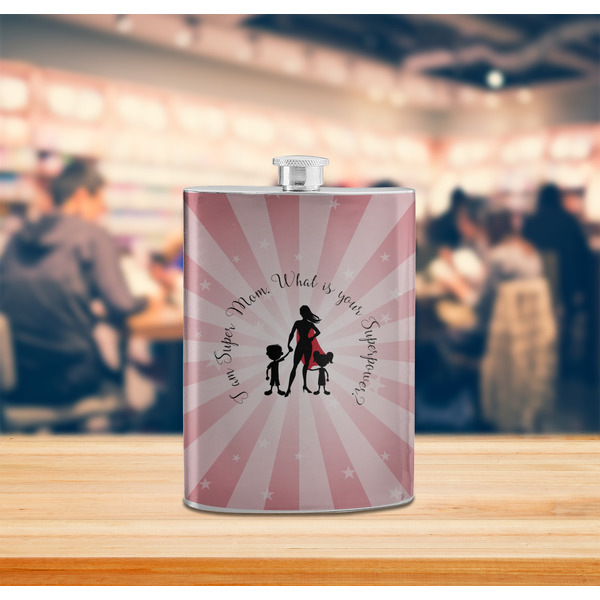 Super Mom Stainless Steel Flask - LIFESTYLE 2
