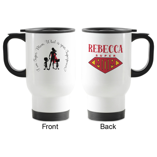 Super Mom Stainless Steel Travel Mug with Handle - Apvl