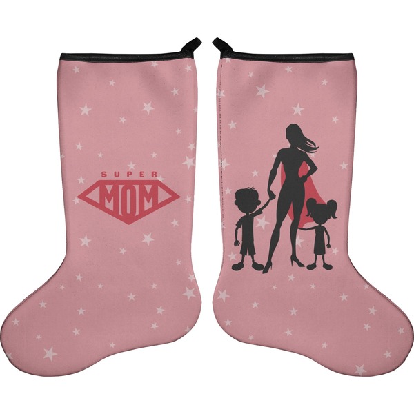 Super Mom Stocking - Double-Sided - Approval