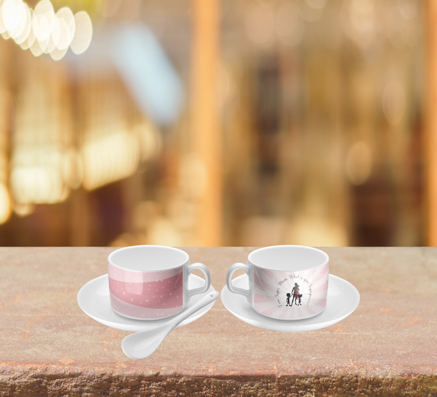 Super Mom Design Custom Tea Cup