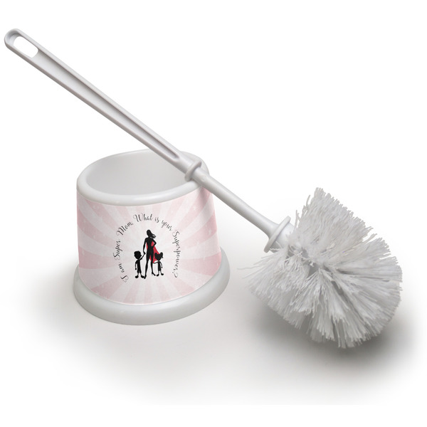 Custom Super Mom Toilet Brush
