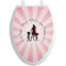 Super Mom Toilet Seat Decal Elongated