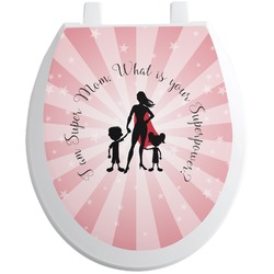 Super Mom Toilet Seat Decal