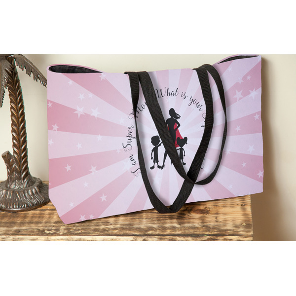 Super Mom Tote w/Black Handles - Lifestyle View
