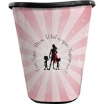 Super Mom Waste Basket - Double Sided (Black)