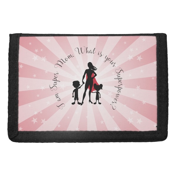 Custom Super Mom Trifold Wallet