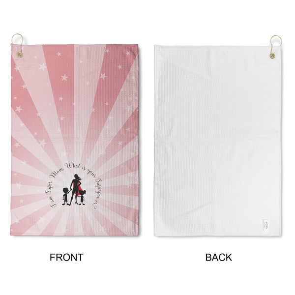Super Mom Waffle Weave Golf Towel - Approval