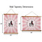 Super Mom Wall Hanging Tapestries - Parent/Sizing