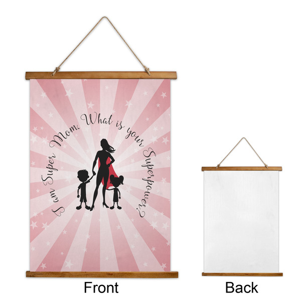 Super Mom Wall Hanging Tapestry - Portrait - APPROVAL