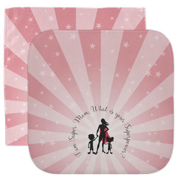 Custom Super Mom Facecloth / Wash Cloth