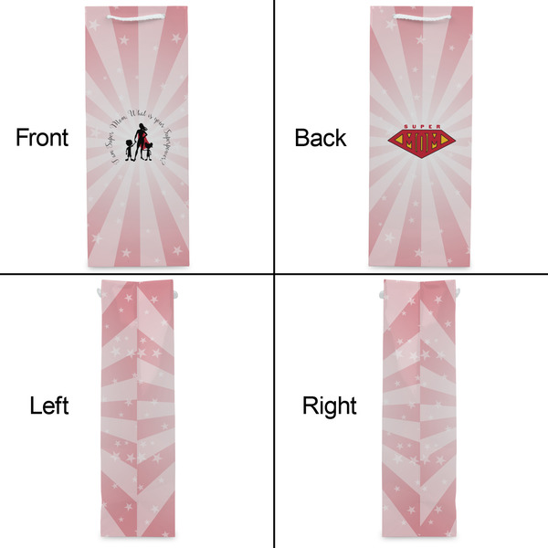 Super Mom Wine Gift Bag - Gloss - Approval