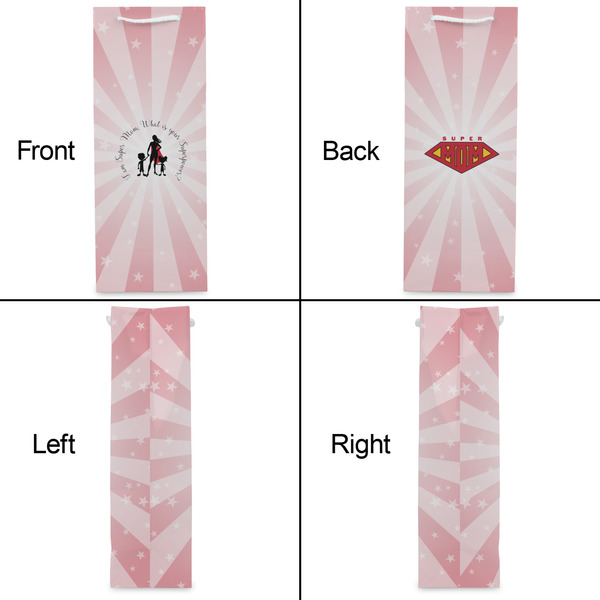 Super Mom Wine Gift Bag - Matte - Approval