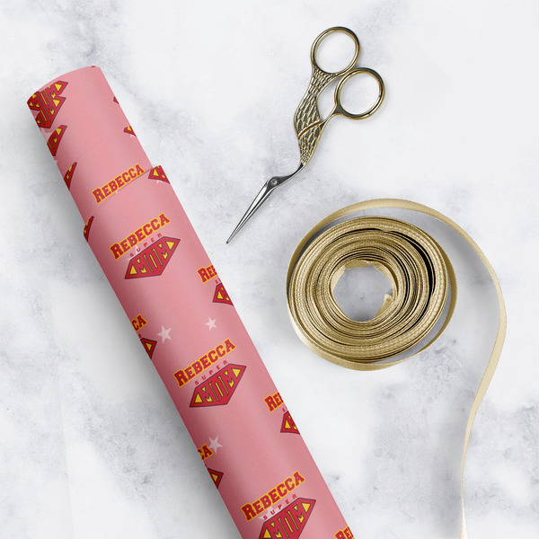 Super Mom Wrapping Paper Rolls - Lifestyle 1