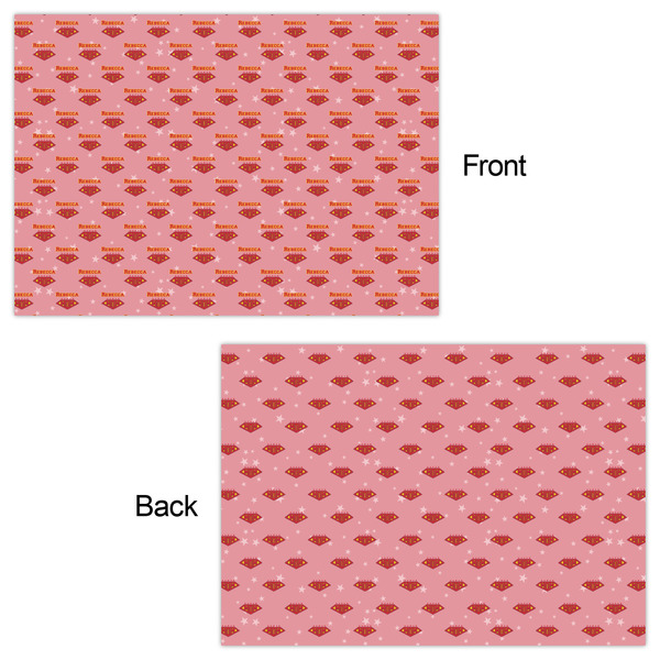 Super Mom Wrapping Paper Sheet - Double Sided - Front & Back