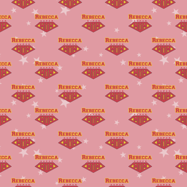 Super Mom Wrapping Paper Square