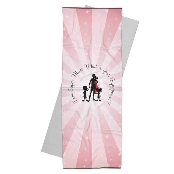 Custom Super Mom Yoga Mat Towel