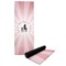 Super Mom Yoga Mat with Black Rubber Back Full Print View