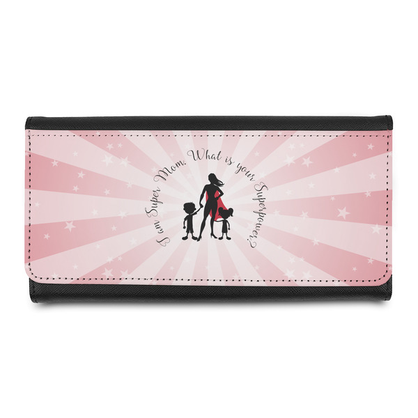 Custom Super Mom Leatherette Ladies Wallet
