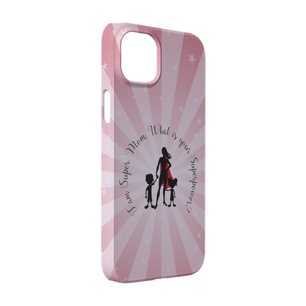 Custom Super Mom iPhone Case - Plastic - iPhone 14