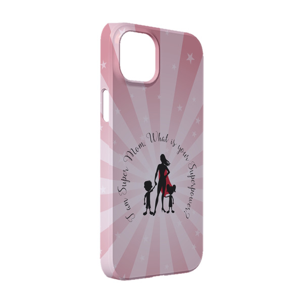 Custom Super Mom iPhone Case - Plastic - iPhone 14 Pro