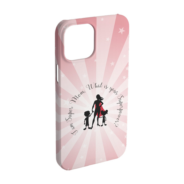 Custom Super Mom iPhone Case - Plastic - iPhone 15