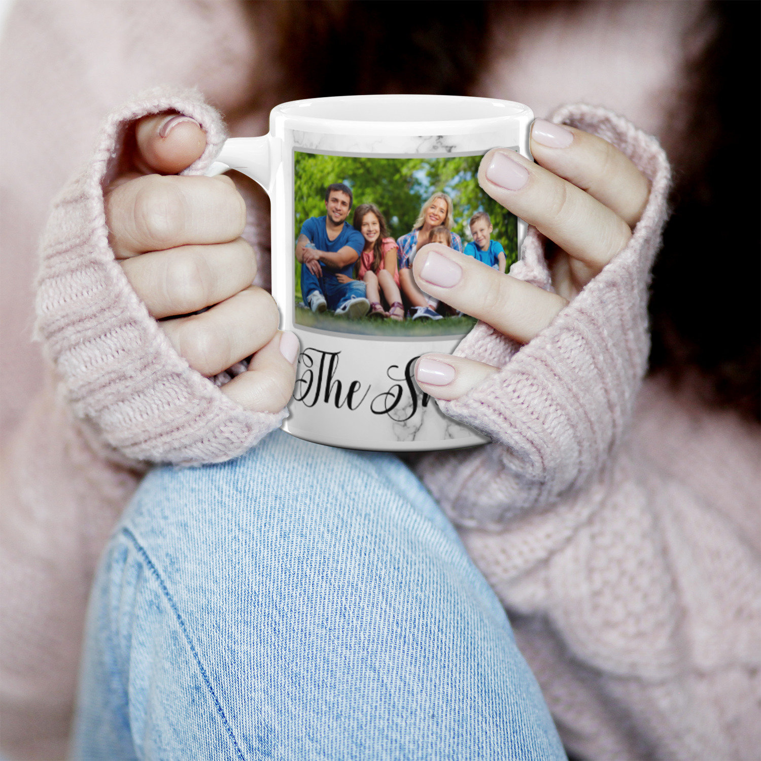 Family Photo Personalized Coffee Mugs