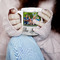 Family Photo and Name 11oz Coffee Mug - LIFESTYLE