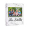 Family Photo and Name 11x14 - Canvas Print - Angled View