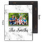 Family Photo and Name 11x14 Wood Print - Front & Back View