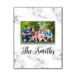 Family Photo and Name Wood Print - 11" x 14"